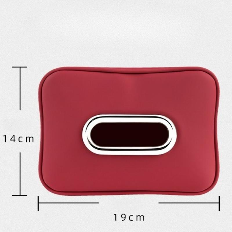 Car Mounted Armrest Box Seat Back Tissue Holder Sun Visor Sanitary Paper Box Automobile Storage Decoration Tools