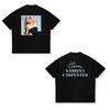 Sabrina Carpenter Унисекс Детская Футболка Летняя Хлопковая Женская Футболка С Коротким Рукавом Винтажный Принт Круглый Вырез Топ Мода Y2k Унисекс Футболка