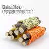 1PC/3PCS Small Pet Rabbit Hamster Cat Boredom Toy Dutch Pig Teething Products Straw Woven Natural Apple Branches