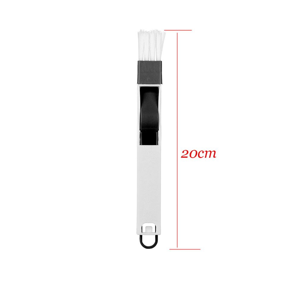 Household  Kitchen Bathroom Dirt Remover Keyboard Brush 2 In 1 Grooves Cleaning Tool Desk Set