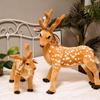 Simulation Kids Stuffed Sika Deer Toys Plush Animal Deer Dolls Children Playmate Kids Birthday Gift Home Decoration