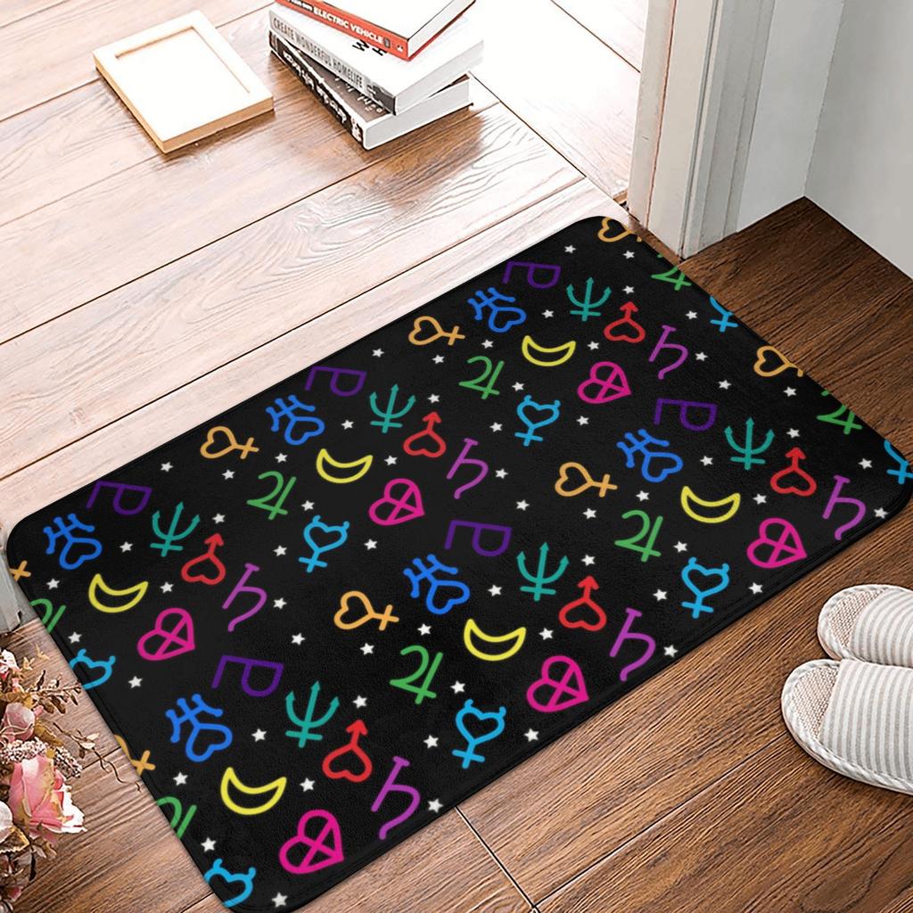 Anime Sailors Moons Doormat Anti-Slip Entrance Bathroom Kitchen Floor Door Mat  Garage Rug Carpet Footpad