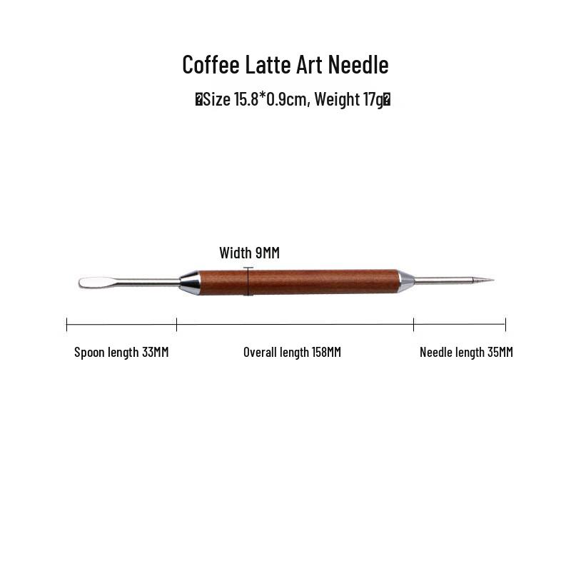 Changbaosen 5-Piece Coffee Latte Art Carving Pen Set