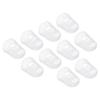 PATIKIL 17mm Inner Diameter Silica Gel Fingertip Protectors, Rubber Fingertips, Pack of 15, Silica Gel Thumb Fingertip Protectors for Guitar Playing,