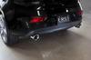 Выхлопная насадка ERST для Volvo V40, задняя, для стандартного бампера (Airst) (МБ) 2013~ 100 (для юбки)