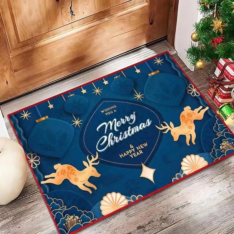 Christmas Rug Doormat Welcome Mat Outdoor Carpet 3 Christmas Tree Rug Soft Living Room Carpet Bedroom Rug Home Decoration