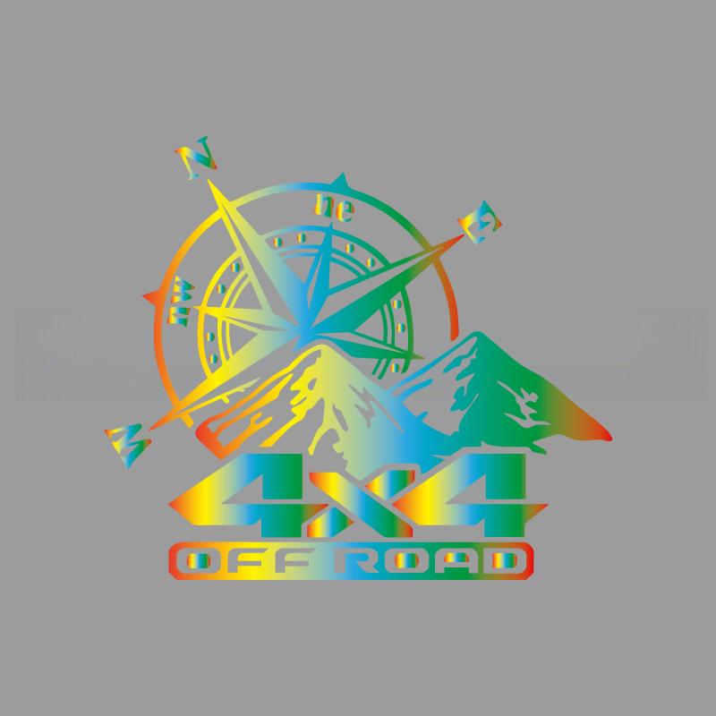 Внедорожный горный компас, креативные и забавные наклейки для фанатов мультфильмов, высокое качество для автомобилей, грузовиков, мотоциклов и ноутбуков