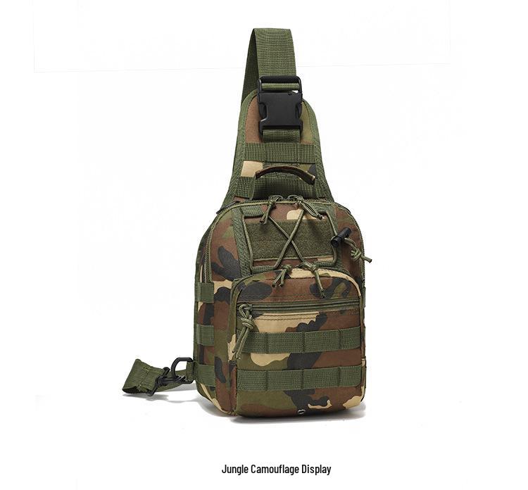 Тактическая камуфляжная нагрудная сумка - Оксфордская ткань, кроссбоди для велоспорта и спорта
