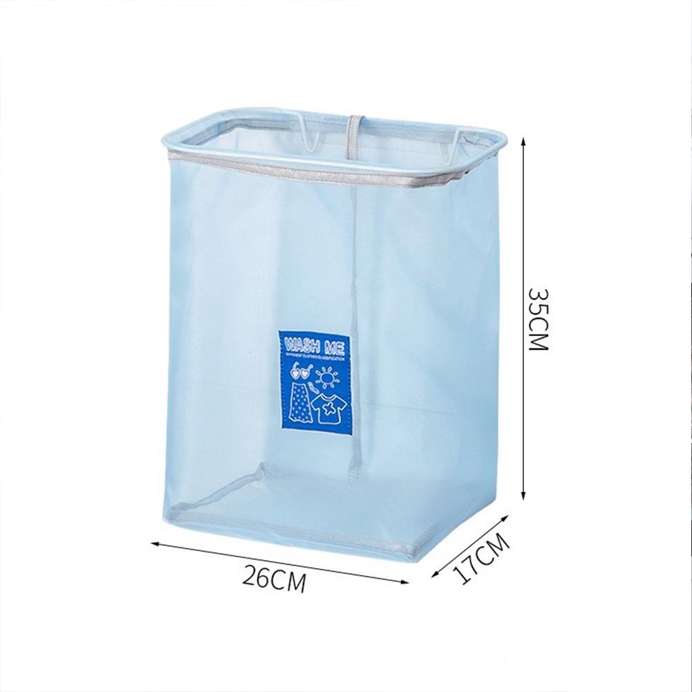Wall-mounted Dirty Laundry  Basket Storage Basket Home Use Organizer Bathroom Room Clothing Sorting Tool