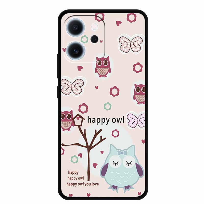 Cartoon Phone Case For Oppo Reno15 F Soft TPU Silicone Protector Relief Flower Emboss 3D Cover Funda Reno15F 15F Bumper Shield