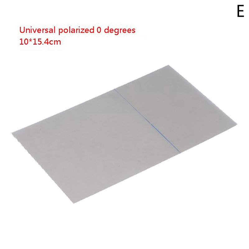 Various Sizes Polarizing Film Polarizer Watch Multimeter Calculator LCD Display Repair Polarization 0 Degree/90 Degree