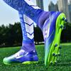 35-45Унисекс футбольные бутсы Молодежные футбольные бутсы большого размера Резиновая мягкая подошва с длинными ногтями AG Профессиональные тренировочные футбольные бутсы с искусственным газоном