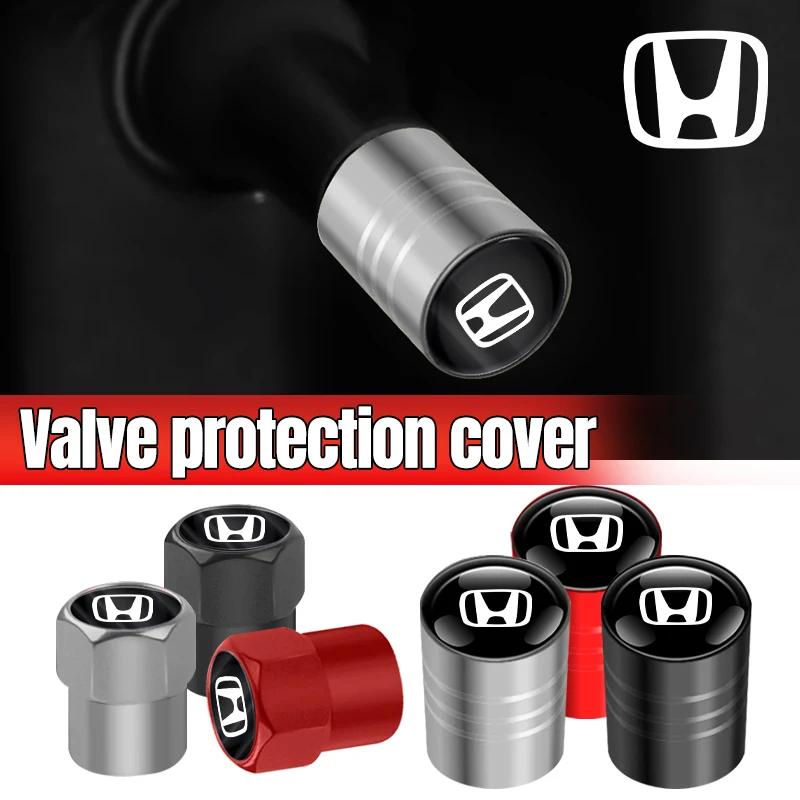 Car Wheel Tire Valves Tyre Air Caps Case Car Sticker For Honda Civic Odyssey HR-V City Accord Jazz Car Accessories rlsh58