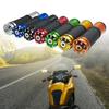Ergonomic Motorcycle Handlebar Grips Aluminum 7/8" 22mm Rubber Gel Hand Comfortable for Superior Control Enhanced Grip