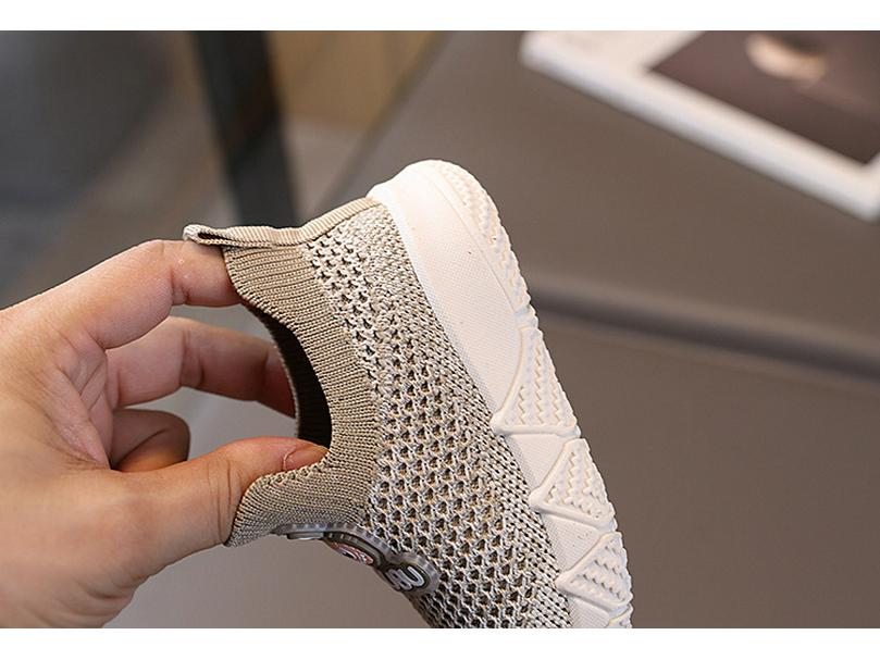 Детские спортивные слипоны Flyknit 2025 - Дышащие, Мягкая подошва, Двойная сетка для мальчиков и девочек
