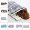Soft Flannel Pet Mat Flannel Dog Blanket Mat Cat Cover Blanket Dog Thicken Sleeping Mat  Winter