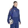 Adidas Men's Tiro 25 Competition Winterized Soccer Jersey, KPC14, Dark Blue/Beam Orange (JN5848), Size Small