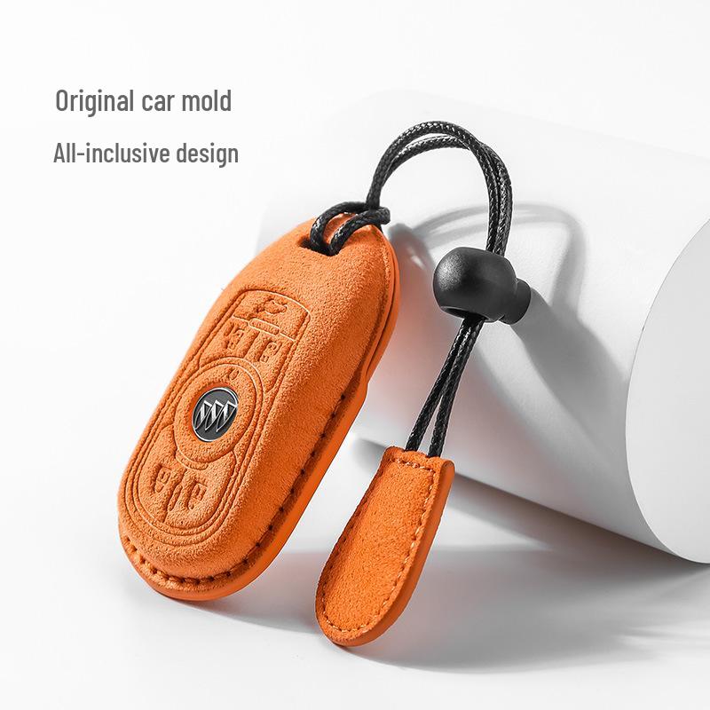 Buick Envision 2023 Suede Key Case for Men & Women - High-End Bag Shell with Buckle