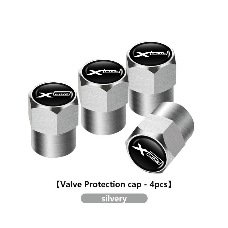GNQE7 Aluminum Alloy Car Wheel Tire Valve Caps Tyre Rim Stem Covers Car Dustproof Tire Cap For KIA Cerato Soul Venga Forte Spectra
