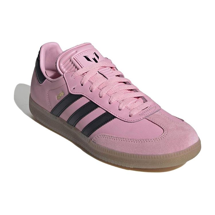 Лионель Месси x adidas Samba Интер Майами CF - Домашний комплект Мужские кроссовки Розовый Светло-розовый Основной черный IH8158