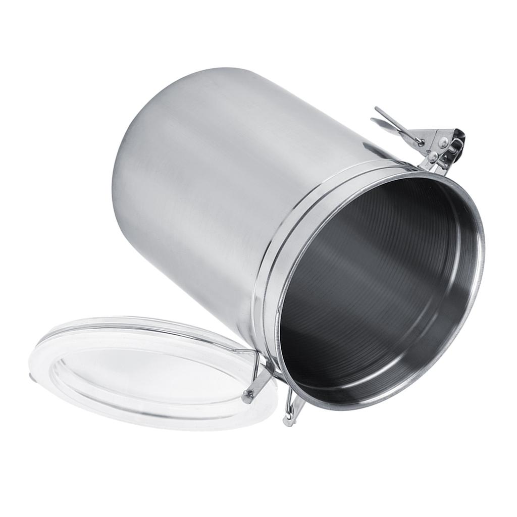 Stainless Steel Coffee Container Vacuum Sealed Storage Jar for Sugar Tea Bean(1800ml)