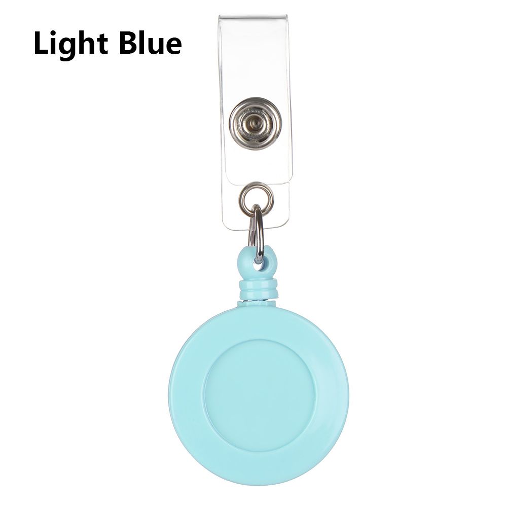 1pc High Quality Office Supplies Retractable Key Ring Lanyards Badge Holder Nurse ID Name Card