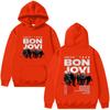 Худи группы Bon Jovi Одежда с графикой тура Bon Jovi Forever Унисекс Уличная одежда Пуловеры с длинным рукавом Худи