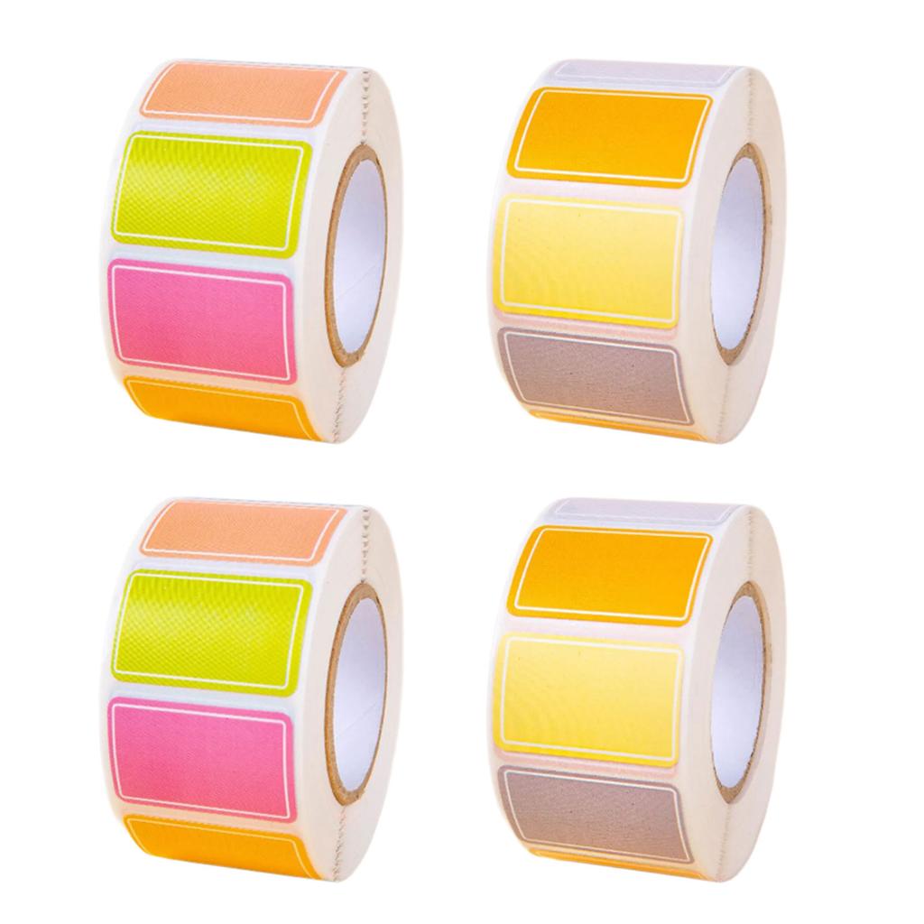 Водонепроницаемые самоклеящиеся этикетки для организации дома, офиса, школьных принадлежностей с износостойким дизайном