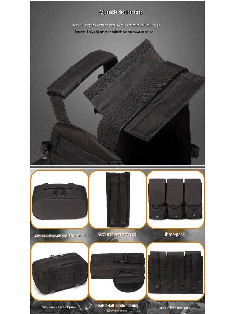 6094 Тактический защитный жилет для детей для кемпинга, уровень III-A, камуфляжный