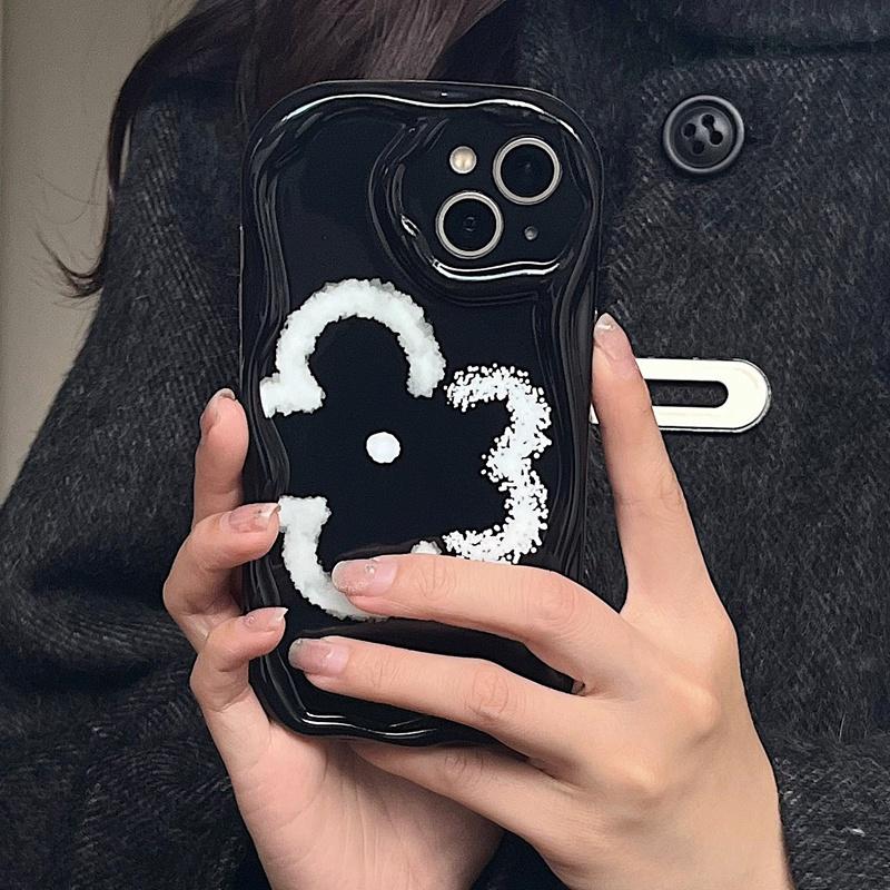 Чехол для телефона с буквами для Xiaomi Redmi Note 13 Pro 5G 12 4G 13 Pro Plus 11 10 Pro 12S Redmi 13C 12C 12 3D Волнистый Изогнутый Край