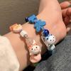 Handmade Maneki Neko Bracelet Korean Style Cat Bead Bracelet Ceramic Cat Bracelet  Women