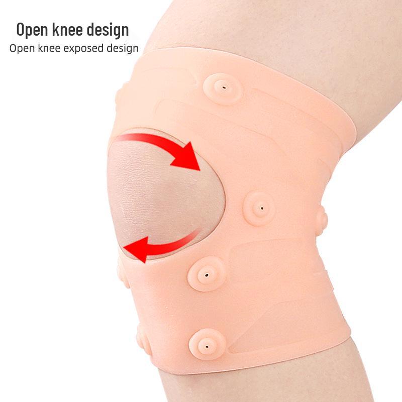 SEBS Magnetic Knee Pad for Outdoor Running, Cycling, Sports Compression with Double Elastic Strips