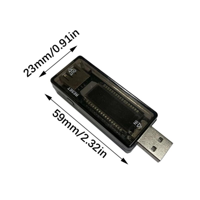 USB-измеритель мощности, тестер напряжения и тока с цифровым дисплеем для точного измерения 4-20 В 0-3 А в телефонах, планшетах