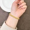 New Vietnamese Sand Gold Bracelet National Trend Style Cat's Eye Bracelet for Women Simple and Versatile Accessories