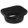 Haoge LH-E3T Metal Square Lens Hood Shade with 49mm Adapter Ring for Fujifilm Fuji Finepix X100, X100S, X100T, X70, X100F, and X100V Cameras
