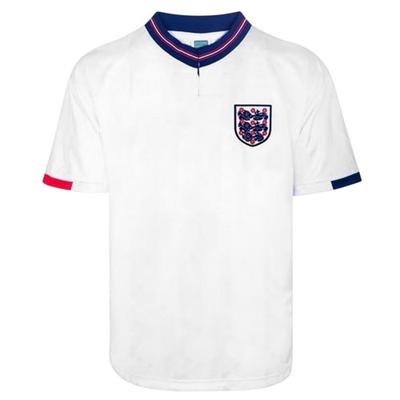 Score Draw Unisex Adult 1989 England FA Football Home Shirt