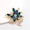 Темпераментная брошь-цветок для женщин и девочек, элегантные изысканные броши, универсальные блестящие корсажи, аксессуары для одежды, подарки