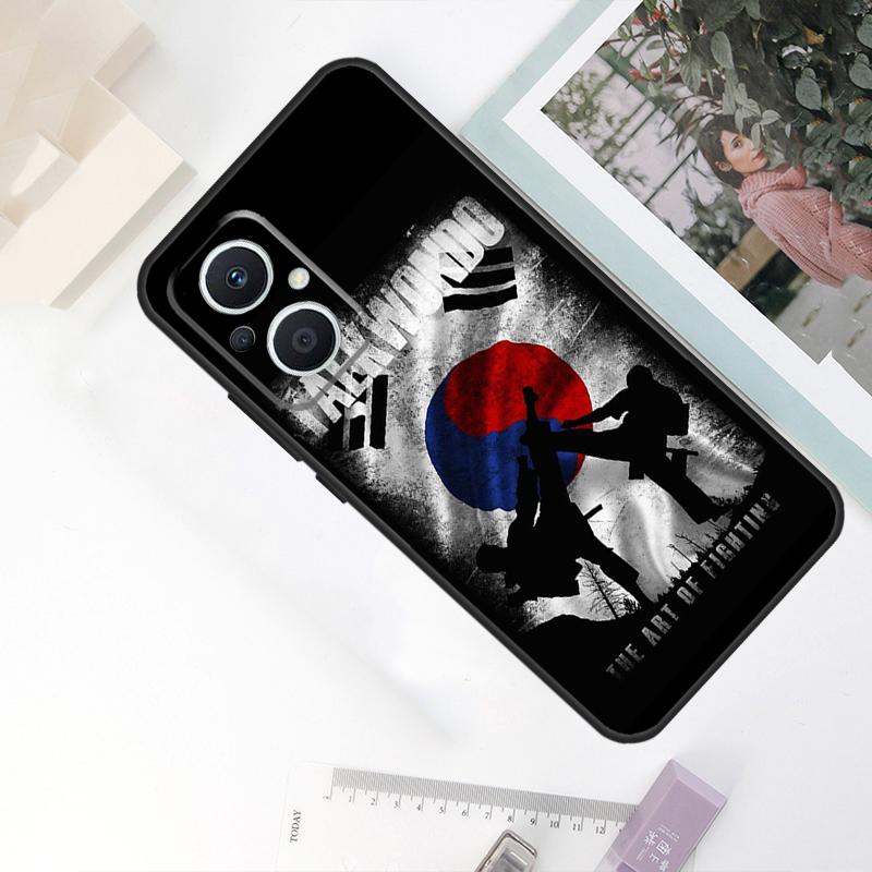 Чехол в стиле Кунг-фу Тхэквондо для OPPO Reno 10 Pro 11 F 8T 4Z 5Z 4 5 6 7 8 Lite OPPO Find X5 X6 Pro X2 X3 Lite