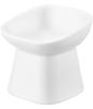 Yamazaki Ceramic Pet Food 12cm W X 12cm D X Tower Food and Water Dishwasher and Microwave Product 1781 Easy-to-Eat Bowl, Tall, White, Approx. 11.5cm