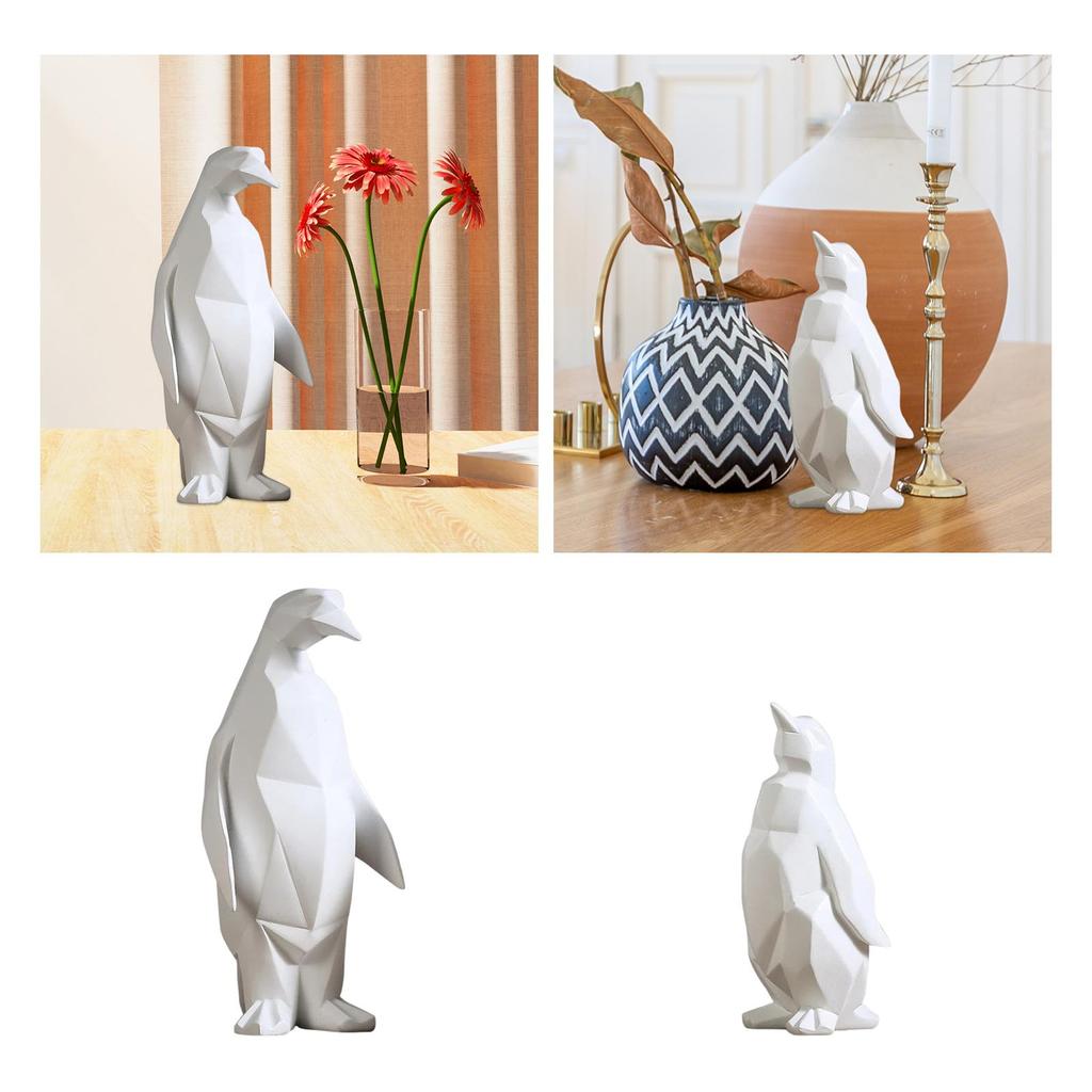 Penguin Sculpture, Collection Ornament Art Figurine Craft Creative Animal Statue