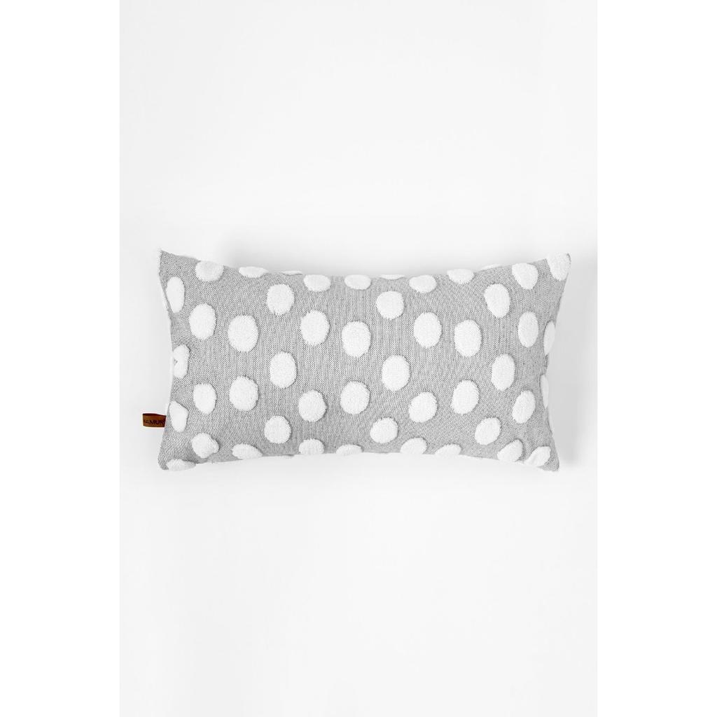 Bohemian Special Design Punch Pattern Decorative Rectangular Throw Pillow Case Point Ecru