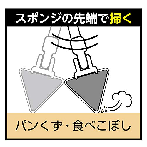 Azuma Floor Wiper, Sponge Wiper F, Convenient for Stairs, 27cm Wiping Width, 69-108cm Handle Length, Fits Stairs and Room Corners, FL374