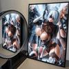 Игра Картина Nier Automata Винтажные постеры Липкие печатные издания Постеры Художественные работы Постеры Наклейки на стену