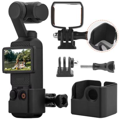 Adapter Bracket for DJI Osmo Pocket 3 Camera - 1/4 Inch Mount Black