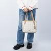 COACH handbag Tote 27 carriage presbyopia bottom gradient color artificial leather Tote bag Tote bag shopping bag shoulder medium size women's pink