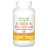 Super Nutrition, C-1000 и Цинк для Иммунитета, 120 Вегетарианских Капсул