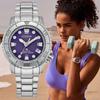 Citizen Женские часы Promaster Marine 37 мм с фиолетовым циферблатом EO2027-50X