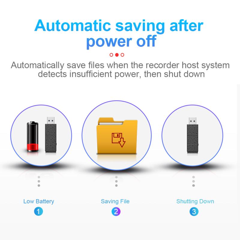 Q12 Диктофон USB Запись в один клик Портативный диктофон