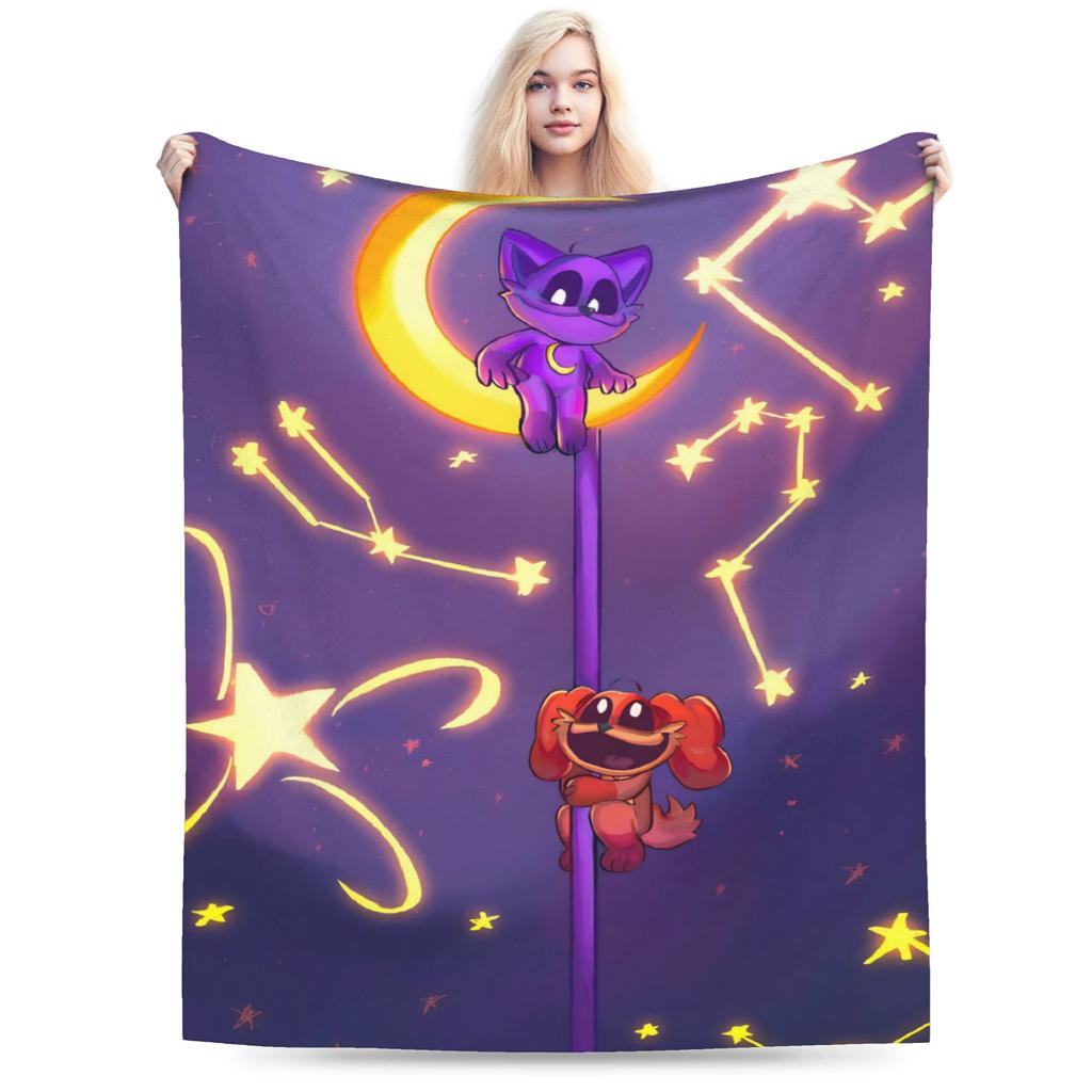 Catnaps Dogdays Plush Blanket Girls Boys Flannel Bedding Throws For Home Decor Soft Customized Quality Bedspread Gift Idea