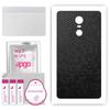 apgo Protective Skin Sticker for the Back Compatible with Tecno Phantom 6 Plus, Wrap Film, Foil, Vinyl - Pattern Black Honeycomb